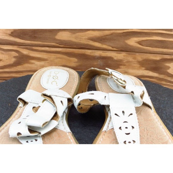 Born‎ concept Sz 10 M White Gladiator Synthetic Women Sandals C63901 - Picture 3 of 8